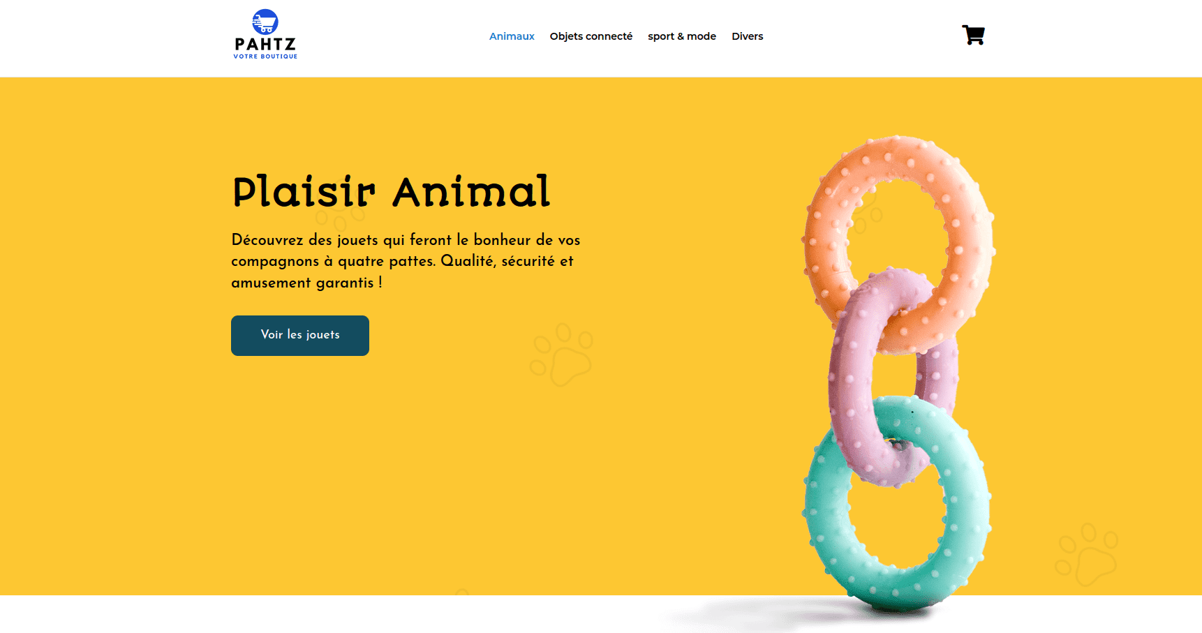 Aperçu du projet Pahtz